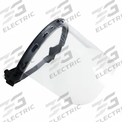 BULLARD Face Shield: Uncoated, Dielectric, Neoprene, Clear, Polycarbonate Visor Material - Bullard Face Shield Assemblies for Hard Hats