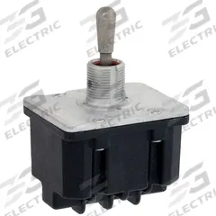 HONEYWELL Toggle Switch: 2 Position, 12 Connections, 4PDT, Screw Terminals Connection, TL Series (MPN 4TL1-3D). Key specifications — AC Contact Rating: 15 A @ 250 V; Switch Function Configuration: On/On; Brand: HONEYWELL; Series: TL; Horsepower: 1 hp @ 250V AC.