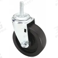 APPROVED VENDOR Stem Caster: Swivel, 4 in Wheel Dia., 1 1/4 in Wheel Wd, Polyolefin, Light Duty (MPN 32J989). Key specifications — Brand: APPROVED VENDOR; Thread Size: 7/16"-14; Roll Up: Swivel.