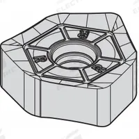 WIDIA Hexagon Milling Insert: XNGJ535ANSNGD3W, XNGJ0905ANSNGD3W (MPN 6180277)