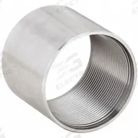 CALBRITE Threaded Coupling: 316 Stainless Steel, 1 in Trade Size, 2 in Overall Lg, IMC/RMC (MPN S61000CP00). Key specifications — Compatible Conduit Type: IMC; Brand: CALBRITE.