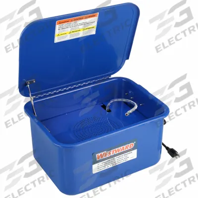 WESTWARD Parts Washer: For Water-Based Solution Base Type, Flush, Steel - Benchtop Parts Washers