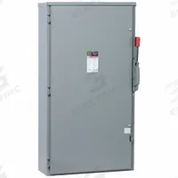 SQUARE D Safety Switch: Non-Fusible, 600 A, Single Phase, 600V AC, Galvanized Steel, Indoor/Outdoor (MPN HU266R). Key specifications — attr867131: SQUARE D.