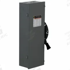 SQUARE D Safety Switch: Fusible, 100 A, Single Phase, 240V AC, Galvanized Steel, Indoor (MPN DT223). Key specifications — Brand: SQUARE D.