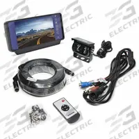 REAR VIEW SAFETY/RVS SYSTEMS Rear View Camera System (MPN RVS-770619-NM). Key specifications — Product Type: Backup Cameras; Camera Resolution: 410K; Operating Voltage: 9-32V DC; Brand: REAR VIEW SAFETY/RVS SYSTEMS; Features: Attaches to Windshield Replacing Rear View Mirror; Includes: 33 ft Cable.