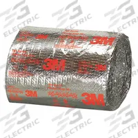 3M Firestop Strip: 50 ft Overall Lg, 24 in Overall Wd (MPN PLENUM-WRAP-5A+(24")). Key specifications — Color: Silver; Brand: 3M.
