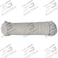 APPROVED VENDOR General Purpose Utility Rope: Braid, 1/4 in Dia, 20 lb Working Load Limit, Cotton (MPN 20TL86). Key specifications — Brand: APPROVED VENDOR; Rope Type: Static.