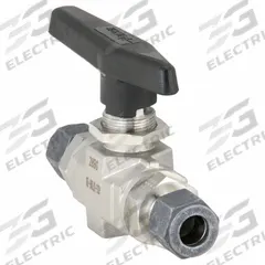 PARKER Manual Two-Way Ball Valve: 1/2 in, 316 Stainless Steel, Straight, Sweat x Sweat, Three-Piece (MPN 8Z-B8LJ2-SSP). Key specifications — Brand: PARKER; Handle: Lever.