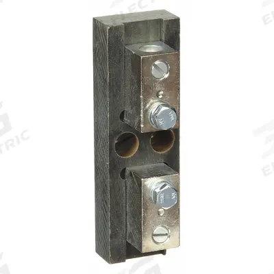 MERSEN Fuse Block: Open Block Design, 1 Pole, 300 V AC, Box Lug - Fuse Blocks for UL Class T Fuses