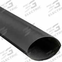 3M Heat Shrink Tubing: 4.5 in I.D. Before Shrinking, 1.5 in I.D. After Shrinking, 4 ft Lg, 3:1, 5 PK (MPN ITCSN-4500-48"-BLACK-5 PCS). Key specifications — Color: Black; Brand: 3M.