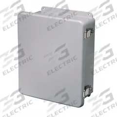 WIEGMANN Enclosure: Fiberglass, 12 in x 12 in x 6 in, NEMA 1/12/3R/4X/6P, Hinged, Solid Cover (MPN HW-J121206CHQR). Key specifications — Brand: WIEGMANN; Closure Method: Padlock Hasp; Knockouts: Not Included.