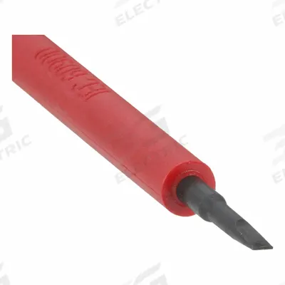 WIHA Precision Slotted Screwdriver: Insulated Precision PicoFinish, 1.5 mm Tip Size - Insulated Precision Slotted Screwdrivers