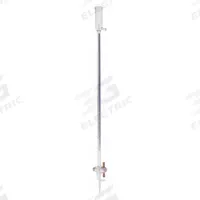 KIMBLE Schellbach Buret: 50 mL, B, 754 mm, ±0.10 mL, 0.1 mL Inc, Borosilicate Glass (MPN 17170F-50). Key specifications — attr1371335: No; attr1371313: ±0.10 mL; attr1371332: KIMBLE; attr1371322: Borosilicate Glass.