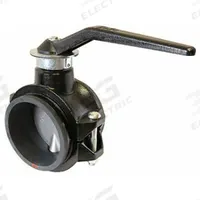 GRUVLOK Butterfly Valve: 3 in Pipe Size, 200 psi Max. Pressure (CWP), Clamp, For Water Media, Buna-N (MPN 387002520). Key specifications — Brand: GRUVLOK; Handle Type: Lever; Disc Material: 316 Stainless Steel.