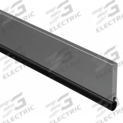 NATIONAL GUARD Door Weatherstripping: Bulb Insert, 4 ft Lg, 1 11/16 in Wd, 1 13/16 in Ht (MPN 700NA-48). Key specifications — Insert Material: Neoprene; Flange Material: Aluminum; Brand: NATIONAL GUARD.