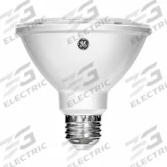 GE Compact LED Bulb: LED, PAR30, Medium Screw (E26), 12 W Watt, 75 W Incandescent Watt Equivalency (MPN LED12DP30RW930/25). Key specifications — Bulb Finish: Clear; Color Temperature: 3000K; Shatter-Resistant: No; Brand: GE; Voltage: 120V AC; Bulb Shape: PAR30.