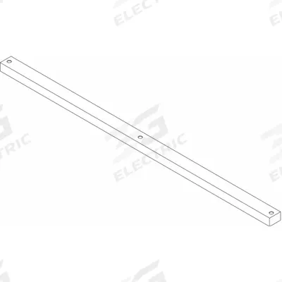 INSTOCK Cross Member: 11 ft Overall Lg, 11 ft Overall Wd, 2 in Overall Ht, Steel - Lab Shelves & Components