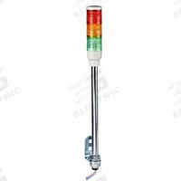 SCHNEIDER Tower Light Assembly: 3 Tier, Green/Orange/Red, No Sounder Tier, 637 3/16 mm Overall Ht (MPN XVC4M3). Key specifications — Manufacturer Part Number: XVC4M3; Brand: SCHNEIDER; Operating Voltage: 100 to 240V; Light Tier Color: Green.