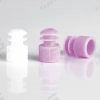 Cap: 12 mm Dia, Red, Polyethylene, Unlined, Colored (MPN 118127R). Key specifications — Clarity: Colored; Product Type: Flange Plug Cap; Septa Included: No; Vented: No; Brand: GLOBE SCIENTIFIC; Closure Color: Red; Closure Liner Material: Unlined.