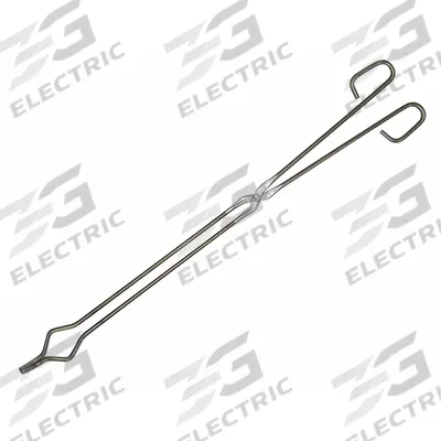 APPROVED VENDOR Crucible Tongs: 26 in Overall Lg, Stainless Steel, 300, Uncoated, 1/4 in Wire Size - Tongs for Crucibles