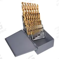 CHICAGO-LATROBE Jobber Length Drill Bit Set: 29 Pc, 1/16" to 1/2" by 64ths, 135° Split Point (MPN 69870). Key specifications — attr1236168: Metal Index; attr1236199: NAS 907 Type J.