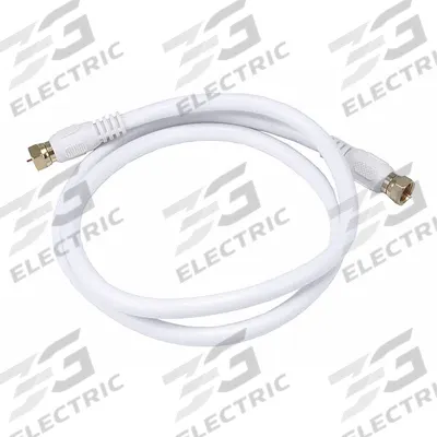 MONOPRICE Coaxial Cable: RG-6/UL, 18 AWG Conductor Gauge - RG-6/U Coaxial Cable with F-Type Connectors