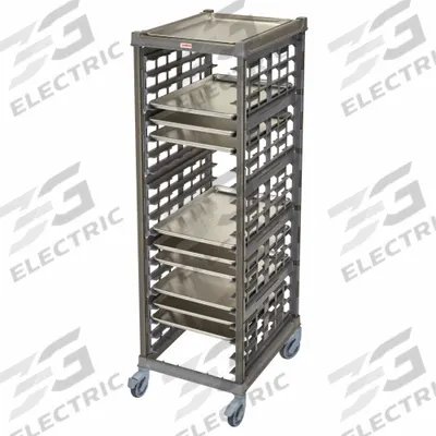 CAMBRO Sheet Pan Rack,Full Size 20 Pan,Plastic: 20 Slots, 3 in Betw Shelves, 350 lb Capac - Plastic Sheet Pan Racks