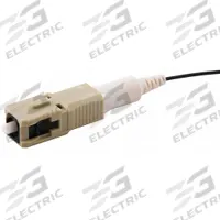 HUBBELL PREMISE WIRING Fiber Optic Connector: Connector SC, Std, 12pk Pack Size, 12 (MPN FCSC900K62M12). Key specifications — attr922460: HUBBELL PREMISE WIRING; attr922461: Beige; attr922466: Simplex; attr922475: OM1; attr1309930: 12pk.