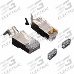 TRIPLETT Connector: Connector, 7 Cable Category, Pass-Through, 100pk Pack Size, 100 (MPN CAT7-HSPJAR). Key specifications — Brand: TRIPLETT; _Pack Size: 100pk.