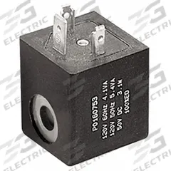 PARKER Solenoid Coil: 24V DC, 14°F to 120°F, Plug-In, DIN 43650 Form A, IP65, 30 mm Coil Size (MPN P2FCA448). Key specifications — attr1089104: Plug-In; attr1089108: IP65; attr1084872: Solenoid Coil; attr1084828: P2FCA448; attr1084832: PARKER; attr1084884: 24V DC; attr1089105: DIN 43650 Form A.