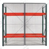 WIRECRAFTERS Door Kit: 1 Bays, 108 in x 1 1/4 in x 96 in, 10 ga, Steel, Powder Coated, Gray (MPN RDH98). Key specifications — attr36337: WIRECRAFTERS; attr37658: Steel; attr37662: (2) Bi-Parting Doors; attr37663: Yes; attr37664: Powder Coated; attr37667: Gray.