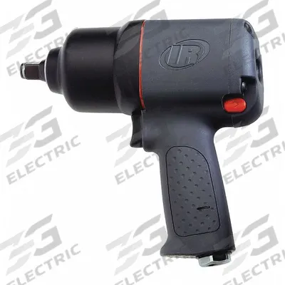 INGERSOLL RAND Air Impact Wrench: Full-Size, 1/2 in Drive, Pistol-Grip, Square - Pistol-Grip Air-Powered Impact Wrenches with Standard Anvils