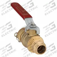 VIEGA PROPRESS Manual Two-Way Ball Valve: 1/2 in Size, Brass/Bronze, Straight, Press x MGHT (MPN 24090). Key specifications — Brand: VIEGA PROPRESS; Handle: Locking Lever.