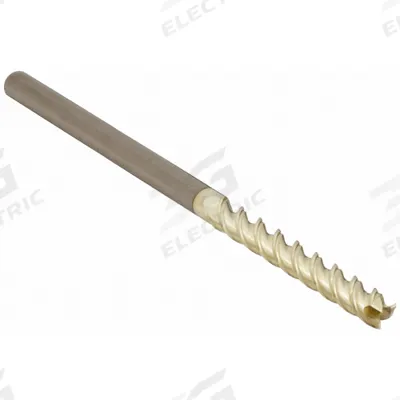 APPROVED VENDOR Square End Mill: Carbide, ZrN Coated, 3 Flute, 1/8" Mill Dia, 1-1/8" LOC - Carbide Square End Mills for Aluminum