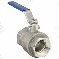 APPROVED VENDOR Manual Two-Way Ball Valve: 1 1/2 in, 316 Stainless Steel, Straight Valve Body, Lever (MPN G-SSF-150). Key specifications — Brand: APPROVED VENDOR; Handle: Lever.
