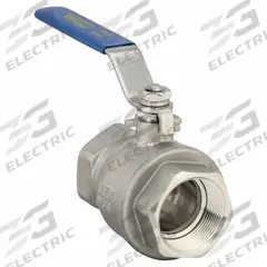 APPROVED VENDOR Manual Two-Way Ball Valve: 1 1/2 in, 316 Stainless Steel, Straight Valve Body, Lever (MPN G-SSF-150). Key specifications — Brand: APPROVED VENDOR; Handle: Lever.