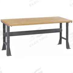 TENNSCO Workbench: Fixed Ht, Laminated Hardwood Butcher Block, 72 in x 30 in, Gray (MPN WB-1-3072W). Key specifications — Brand: TENNSCO.