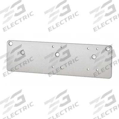 ASSA ABLOY ACCENTRA Door Closer Drop Plate: Aluminum (MPN 5800RDP 689) - Accessories for Door Closers