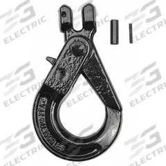 DAYTON Slip Hook: 3,500 lb Working Load Limit, 80 Hook Grade, Steel, 9/32 in Material Thick, Clevis (MPN 5WRT7). Key specifications — Color: Black; Brand: DAYTON; Visual Indicator Markings: None.