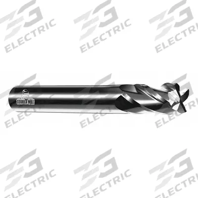 APPROVED VENDOR Square End Mill: Carbide, 4 Flute, 3/8" Mill Dia, 3" LOC, 6" OAL (MPN CEM38FSL4) - General Purpose Carbide Square End Mills