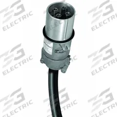 APPLETON ELECTRIC Pin and Sleeve Plug: Gray, 600V AC, Three Phase, 200 A, 4 Pole, 4 Wire (MPN AP20044ERS). Key specifications — Brand: APPLETON ELECTRIC.