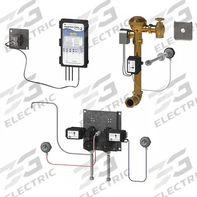 MASTER-TROL Penal System Toilet and Sink Retrofit Kit: 9 7/8 in Main Module - Water Management System for Institutional Combination Units