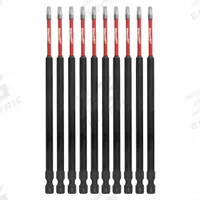 MILWAUKEE Impact Driver Bit: Impact Driver Bit, Imperial, #1 Bit Size, S1 Bit Industry Size, Std (MPN 48-32-4814). Key specifications — attr1119721: Standard; attr1119722: MILWAUKEE; attr1119715: Alloy Steel; attr1119719: Hex; attr1202622: #1.
