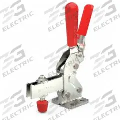 DE-STA-CO Toggle Clamp: Locking Vertical Handle, Flange Base Mounting, 78° Clamp Arm Opening Angle (MPN 2010-UR). Key specifications — attr668198: DE-STA-CO; attr668630: Neoprene.