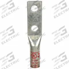 Compression Lugs: For 350 kcmil, Stranded Wire, 1/2 in Stud Size, Long, Copper Barrel (MPN 31156). Key specifications — Inspection Hole: No; For Wire Type: Stranded; For Wire Sizes: 350 kcmil; Brand: 3M; Manufacturer Part Number: 31156.