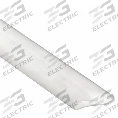 INSULTAB Heat Shrink Tubing: 1 in I.D. Before Shrinking, 0.5 in I.D. After Shrinking - Transparent Abrasion-, Chemical- & Heat-Resistant PVDF Shrink Tubing