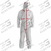 3M Chemical Coverall: ISO 1 and above, Non-Porous Film Laminate, Non-Sterile, Hooded Coverall, 20 PK (MPN 4565-2XL). Key specifications — Cuff Style: Knit; Seam Style: Taped; Hood Style: Elastic; Includes Boot Covers: No; Includes Outer Boot Flaps: No; Features: Panel Hood; Color: White; Packaging: Bulk.