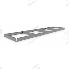 TENNSCO Shelf: 96 in x 24 in, 1,600 lb Load Capacity, Gray, Shelf (MPN ZKH-9624). Key specifications — Includes: Beams; Shelf Configuration: Single Straight; Color: Gray; Frame Material: Steel; Brand: TENNSCO; Frame Finish: Zinc Plated; Product Type: Shelf.