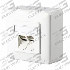 METZ CONNECT Wall Outlet: AP, GD-Zn (Zinc Die-Cast), LSA Terminal Block x RJ45, 45° Mounting Angle (MPN 130C380002-I). Key specifications — Housing Material: GD-Zn (Zinc Die-Cast); Includes Connector: Equipped; Mounting Type: AP; Product Type: Wall Outlet; Connector Color: White; Connection Type: LSA Terminal Block x RJ45.