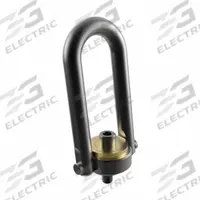 JERGENS Hoist Ring: Pivot/Swivel, Black Oxide-Coated Steel, 1"-8, Max. 10,000 lb, Pulling (MPN 23527). Key specifications — Brand: JERGENS; Thread Size: 1"-8; Operation: Pulling.